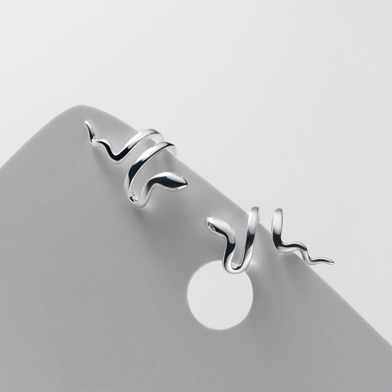 1 Pcs Snake Line Ear Clip Earrings for Women Girl Punk Animals Ear Cuff Party Fashion Silver Color Jewelry Gift