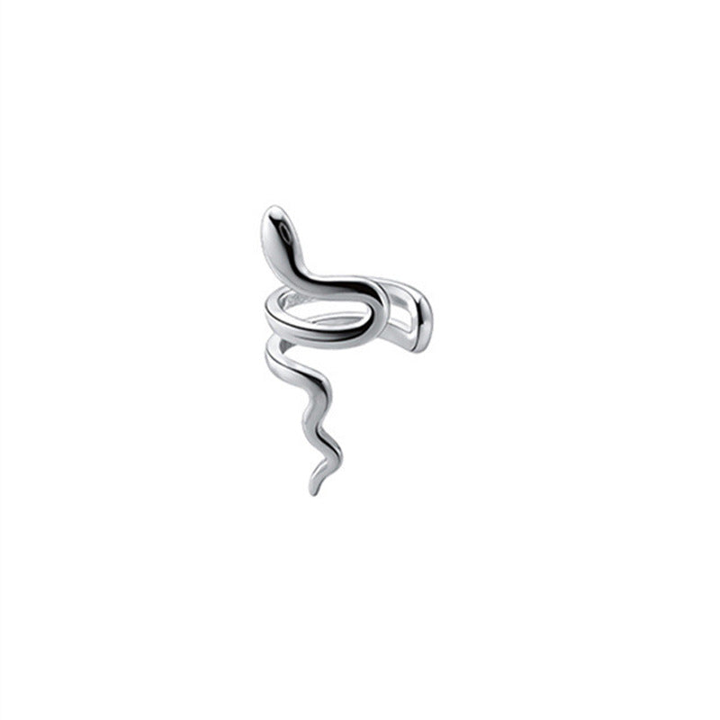 1 Pcs Snake Line Ear Clip Earrings for Women Girl Punk Animals Ear Cuff Party Fashion Silver Color Jewelry Gift